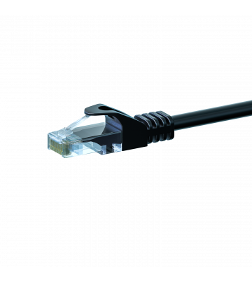 UTP CAT5e patchkabel 2m zwart - 100% koper