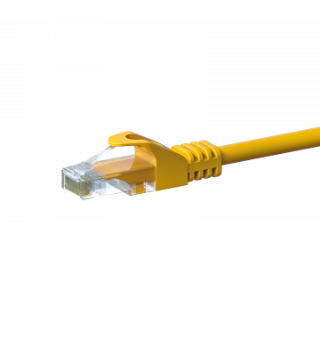 UTP CAT5e patchkabel 0,50m geel - 100% koper